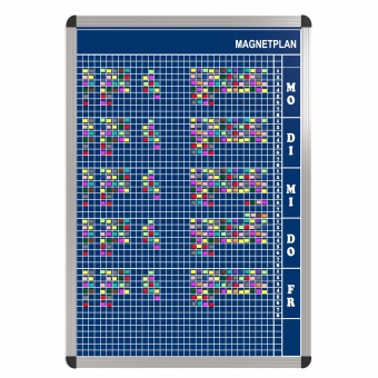Personal-Raum-Plan, 8 Stunden, 33 Spalten, 103x77 cm, Personal-Raum-Plan, 8 Stunden, 33 Spalten, 103x77 cm,